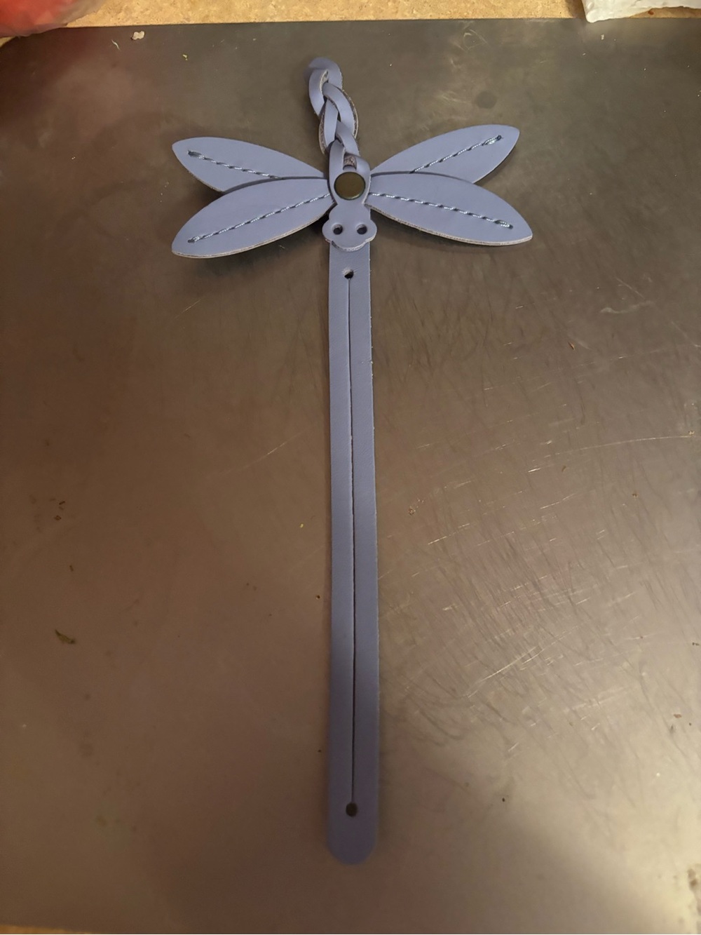 Portland Leather Co. Jacaranda Dragonfly Leather tassel - Picture 2 of 2